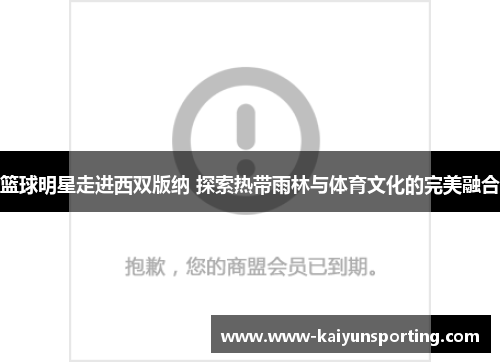 篮球明星走进西双版纳 探索热带雨林与体育文化的完美融合